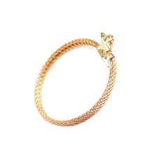 Pulsera de brazalete de serpiente de oro o plata de diseño de moda con joyas de diamantes